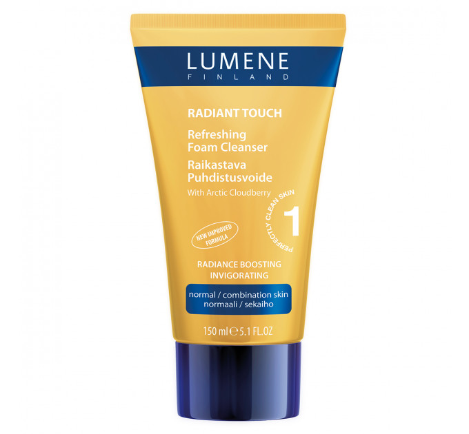 Очищающая пенка для нормальной кожи Lumene Radiant Touch Refreshing Foam Cleanser